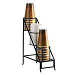 Cal-Mil 1452 Cup & Lid Display For 4-in Diameter Cups, Black Recycled Wire