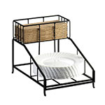 Cal-Mil 1455 Napkin & Plate Display For 9-in Plate & 4.5 x 9-in Napkin, Black