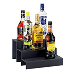 Cal-Mil 1491-69 3-Step Bottle Display, 12 x 13 x 6.75-in High, Graphic Acrylic