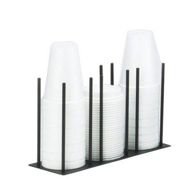 Cal-Mil 1516-3-13 Iron Lid Ramekin Organizer w/ 4-Slots Per Unit, 10 x 3.5 x 6-in