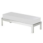 Cal-Mil 1562-4 21.25-in Rectangular Riser, 4.5-in High, Aluminum