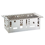 Cal-Mil 1612-22-55 Squared Chafer Alternative, 12 x 15 x 11-in, Stainless