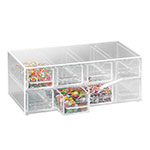 Cal-Mil 287 13-in Topping Dispenser w/ Notched Drawers, BPA Free, Clear
