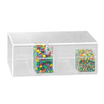 Cal-Mil 393 Topping Dispenser w/ Notched Drawers, 13 x 8 x 5-in, BPA Free, Clear
