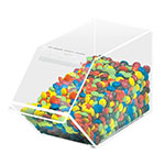 Cal-Mil 492 Stackable Acrylic Topping Bin, 4.5 x 11 x 5.5-in, BPA Free, Clear