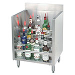Supreme Metal CRLR24 24-in Tiered Display Rack w/ (5) 5-Bottle Steps, Stainless