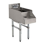 Supreme Metal CRRS12 12-in Underbar Blender Recess Station w/ Dump Sink & Faucet