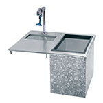 Supreme Metal D-24-WSIBL Bar King Ice & Water Unit, Drop-In, 23 lb Ice Capacity