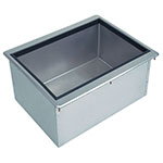Supreme Metal D30IBL 62-lb Insulated Drop-In Ice & Water Unit w/ 1-in Drain, Drip Pan
