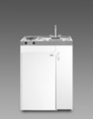 Summit Refrigeration C301 30-in Kitchen Unit, Refrigerator/Freezer, Sink, 2 Burner Cooktop