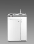Summit Refrigeration C301AUTO 30-in Kitchen Unit, Auto Defrost Refrigerator/Freezer, Sink, 2 Burner Cooktop