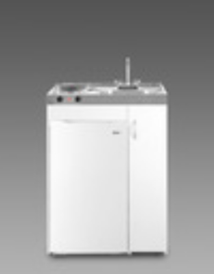 Summit Refrigeration C301AUTO 30-in Kitchen Unit, Auto Defrost Refrigerator/Freezer, Sink, 2 Burner Cooktop