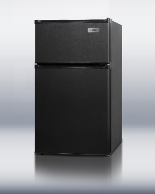 Summit Refrigeration CP35BADA ADA Compliant Energy Star Two Door Refrigerator-Freezer, Cycle Defrost, Black