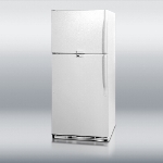 Summit Refrigeration CTR18LLF2 Frost Free Refrigerator-Freezer, 29.75 in Wide, Dual Front Lock, White