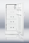 Summit Refrigeration FFAR10LOCKER Refrigerator w/ 9-Locking Compartments, 10.1-cu ft, White