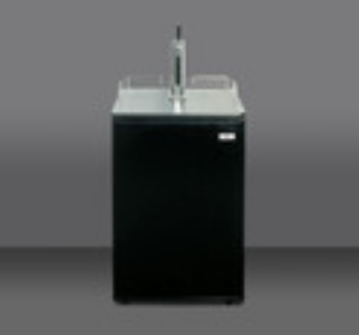 Summit Refrigeration SBC500B7 Beer Dispenser w/ CO2 Tank & Tap, Holds 1-Keg, Black