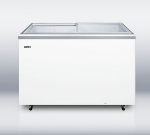 Summit Refrigeration SCF1494 Chest Freezer, Manual Defrost, Flat  Top, Tempered Glass, White, 13.8-cu ft