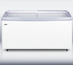 Summit Refrigeration SCF1695S Chest Freezer, Manual Defrost, Angled Top, Tempered Glass, White, 18.5-cu ft