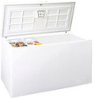 Summit Refrigeration SCFF220 Chest Freezer, White, Forced Air Cool, Front Lock, Frost-Free Defrost, 22.0, NSF