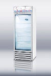 Summit Refrigeration SCR1275 Beverage Merchandiser w/ Self Closing Glass Door, 9.5-cu ft, White