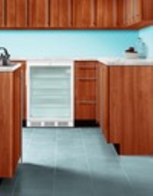 Summit Refrigeration SCR600LBI Built In Beverage Merchandiser w/ Lock, White, 5.5-cu ft