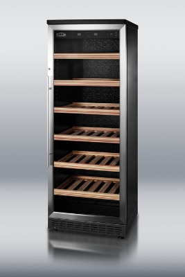 Summit Refrigeration SWC1545 Full-Sized Counter Depth Wine Cellar, Automatic Defrost, 23.63 in Wide, Black