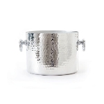 Mauviel 1603.20 M'30 Barware Hammered Aluminum Oval Champagne Bucket
