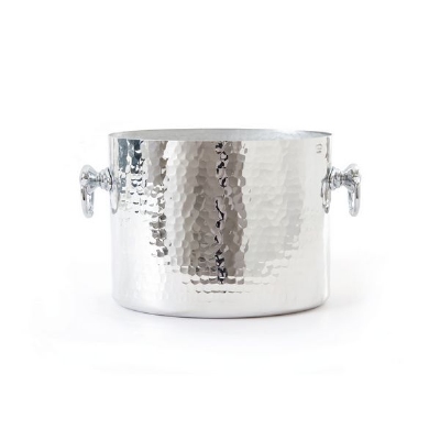 Mauviel 1603.20 M'30 Barware Hammered Aluminum Oval Champagne Bucket