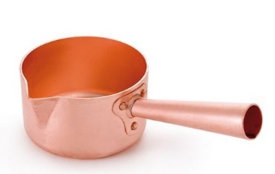 Mauviel 2194.2 7.9-in M'Passion Copper Sugar Saucepan w/ 3.7-qt Capacity