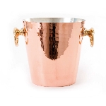 Mauviel 2706.03 M'30 Hammered Bronze Round Champagne Bucket
