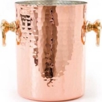 Mauviel 2706.04 M'30 Hammered Bronze Wine Bucket w/ Handles