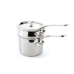 Mauviel 5204.12 4.72-in M'cook Bain Marie, Cast Stainless Steel Handle