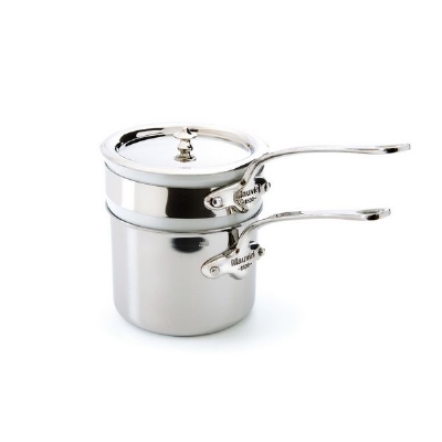 Mauviel 5204.12 4.72-in M'cook Bain Marie, Cast Stainless Steel Handle
