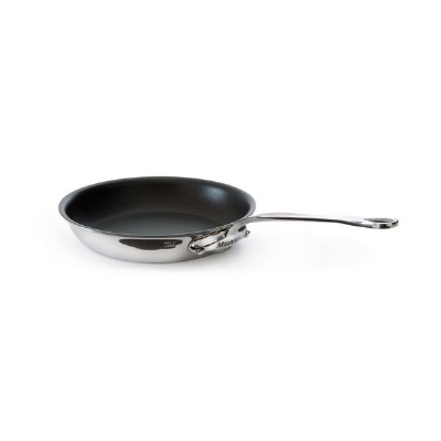 Mauviel 5214.26 10.24-in M'cook Non-Stick Round Frying Pan, Cast Stainless Steel Handle