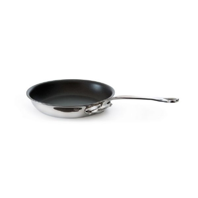 Mauviel 5214.28 11.02-in M'cook Non-Stick Round Frying Pan, Cast Stainless Steel Handle