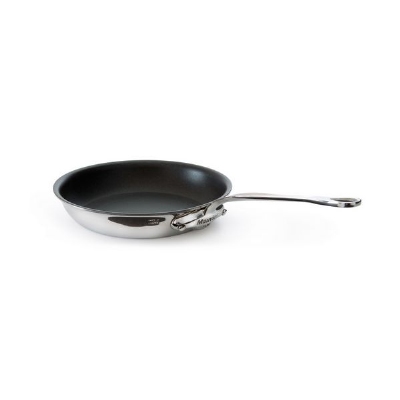 Mauviel 5214.30 11.81-in M'cook Non-Stick Round Frying Pan, Cast Stainless Steel Handle
