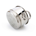 Mauviel 5221.20 7.87-in M'cook Steamer Insert, Cast Stainless Steel Handles