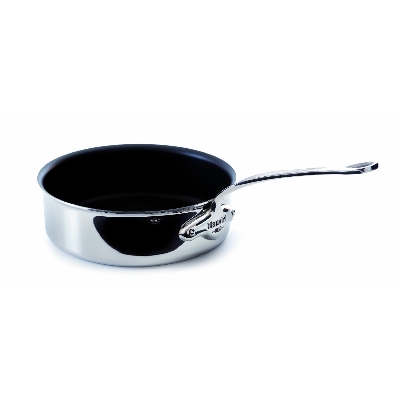 Mauviel 5224.24 9.5-in Non Stick Saute Pan w/ 3.4-qt Capacity, Stainless