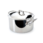 Mauviel 5231.17 1.9 qt M'cook Stew Pot w/ Lid, Cast Stainless Steel Handle