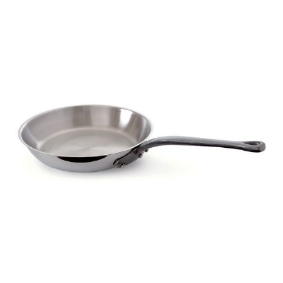 Mauviel 5613.20 7.87-in M'cook Round Frying Pan, Cast Iron Handle