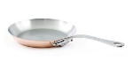 Mauviel 6113.22 M'heritage Copper & Stainless Steel Fry Pan, 8.66-in