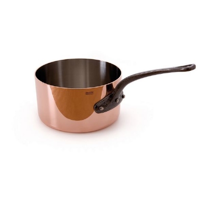 Mauviel 6501.18 7.09-in M'heritage Saucepan, Cast Iron Handle