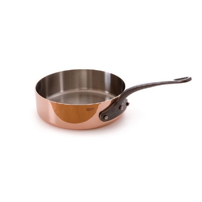 Mauviel 6502.24 9.45-in M'heritage Saute Pan, Cast Iron Handle