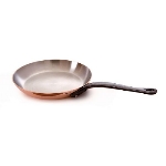 Mauviel 6504.30 11.81-in M'heritage Round Frying Pan, Cast Iron Handle