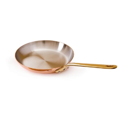 Mauviel 6526.26 10.24-in M'heritage Round Frying Pan, Bronze Handle