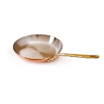 Mauviel 6526.30 11.81-in M'heritage Round Frying Pan, Bronze Handle