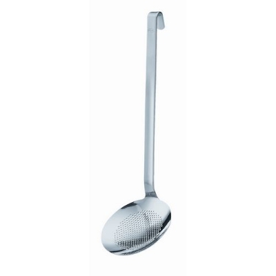 Rosle 10057 4.7-in Stainless Steel Fine Skimmer, Hanging Hook