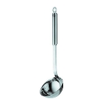 Rosle 10609 3.5-in Stainless Steel Ladle, With Pouring Rim, Round Handle