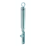 Rosle 12734 Stainless Steel Left-Handed Swivel Peeler, Round Handle