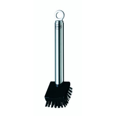 Rosle 12801 Vegetable Brush, Round Handle, Stainless Steel